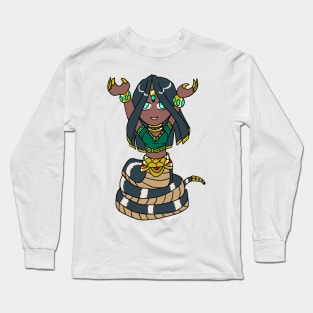 Female Cobra Naga CHIBI MONSTER GIRLS Series I Long Sleeve T-Shirt